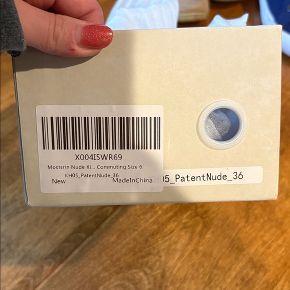 Nude Slingback Heels - Picture 6 of 6